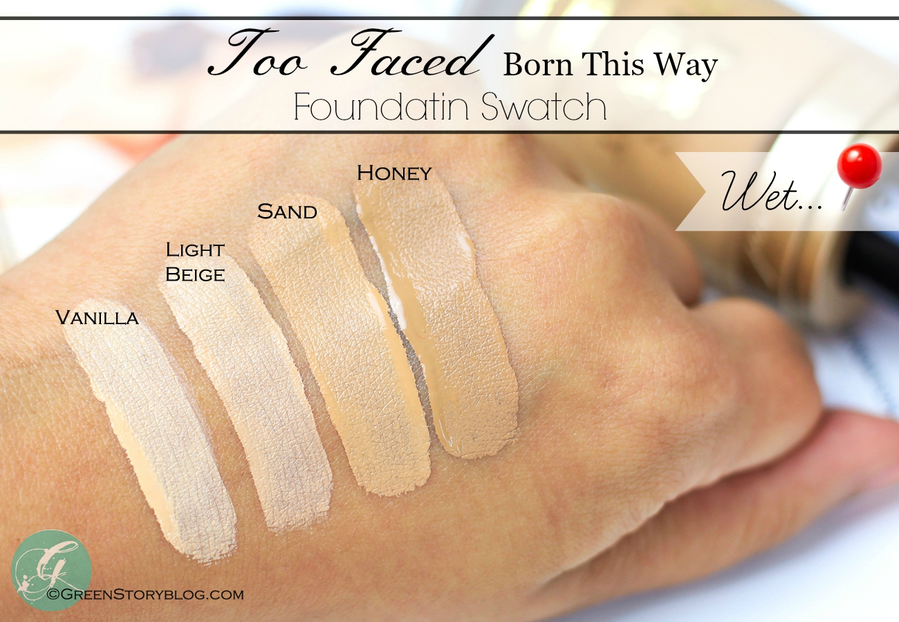 Too Faced Born This Way Foundation | Review, Swatch and ...