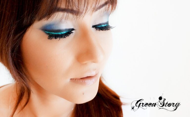 Funky Blue eye look