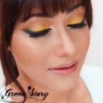 Yellow with Black eyelook