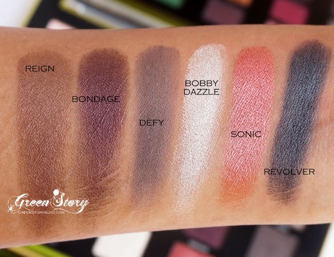 Urban Decay Vice3 Palette Swatch