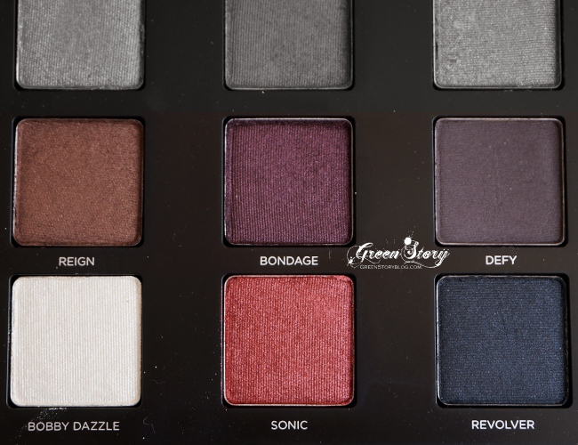 Urban Decay Vice3 Palette Swatch