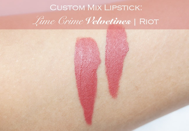 Custom Mix Lipstick Lime Crime Riot