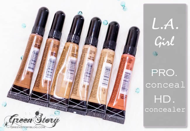 Make Up For Ever Ultra HD Concealer VS L.A. Girl Pro Conceal HD