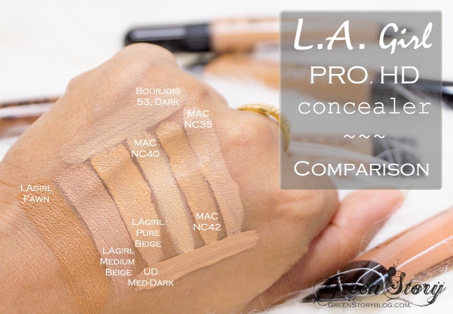 La girl deals concealer swatch