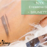 NYX brow gel swatch