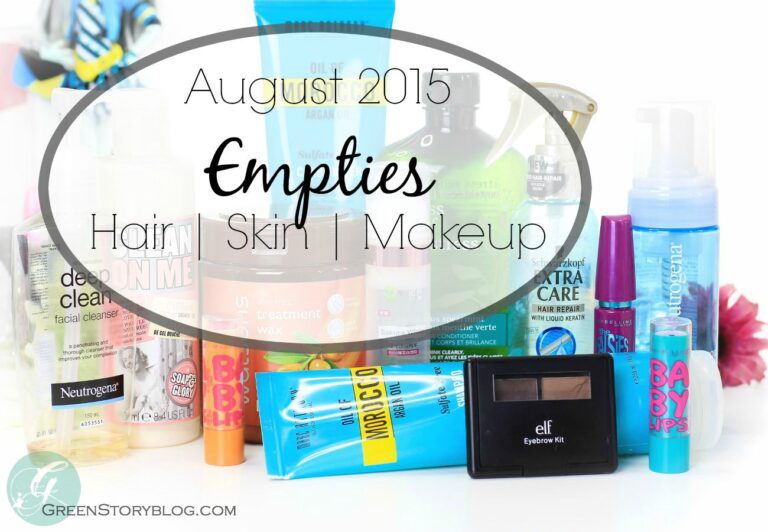 Empties August’15 | Hair, Skin, Makeup | Short Review