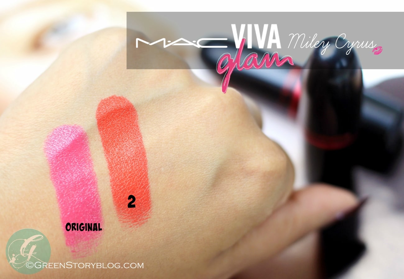 MAC Viva Glam Miley Cyrus Lipstick Swatch