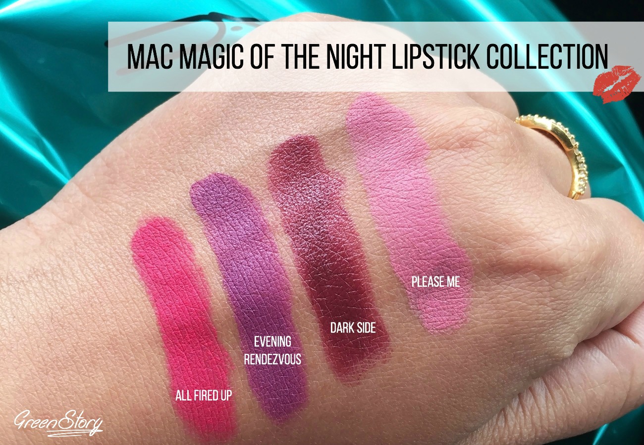 Mac Magic Of The Night Lipstick Collection