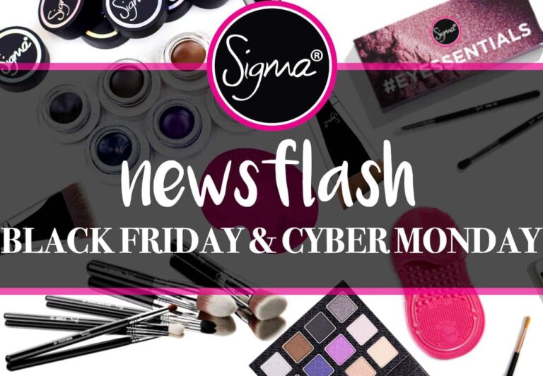 NewsFlash – Black Friday Promotion | Sigma Beauty