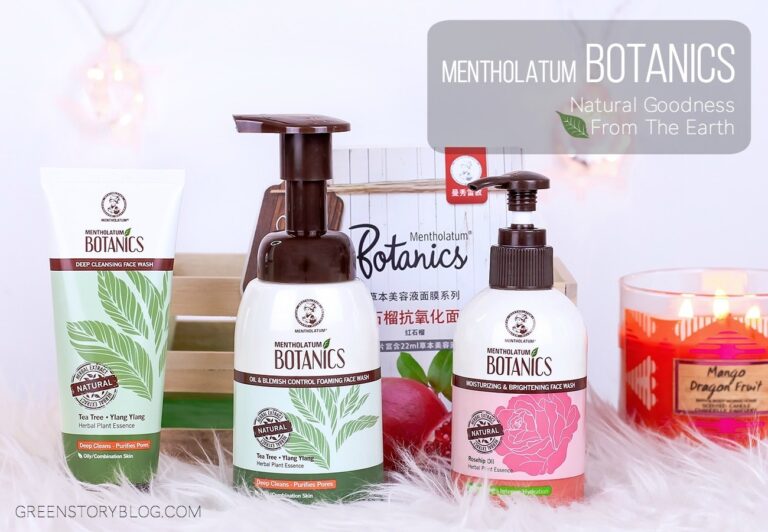 Mentholatum Botanics | A Nature Inspired Series of Face Wash and Mask