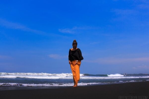 Bali Black Sand Beach