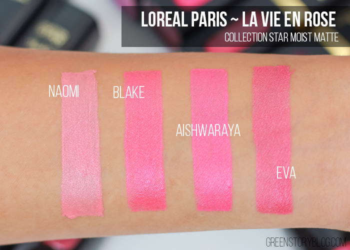 Loreal Paris La Vie En Rose Moist Matte Lipstick Swatch