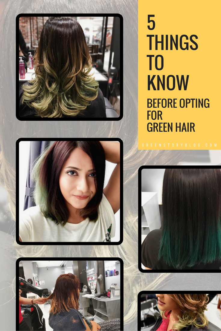 5 things to know before opting for a GREEN hair