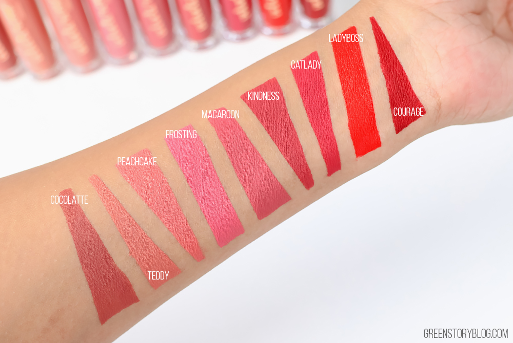 Breena VelvetCreme Liquid Lipstick Swatch