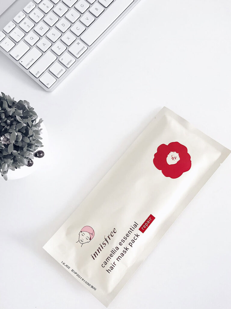 Innisfree Camellia Essential Hair Mask Pack | Fast Food doesn’t always come handy! 
