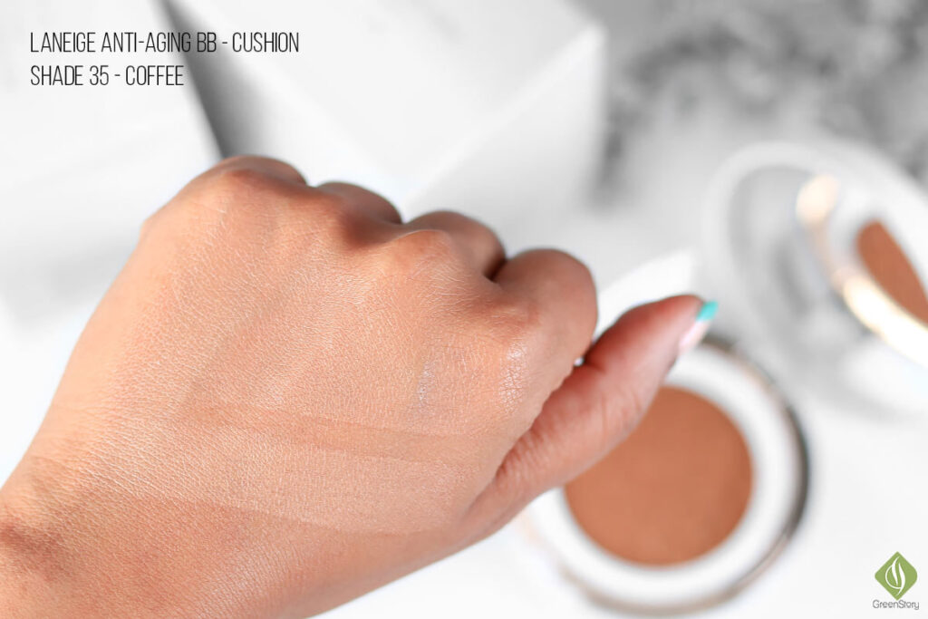 Laneige BB Cushion Antiaging Differs From Pore Control & Whitening