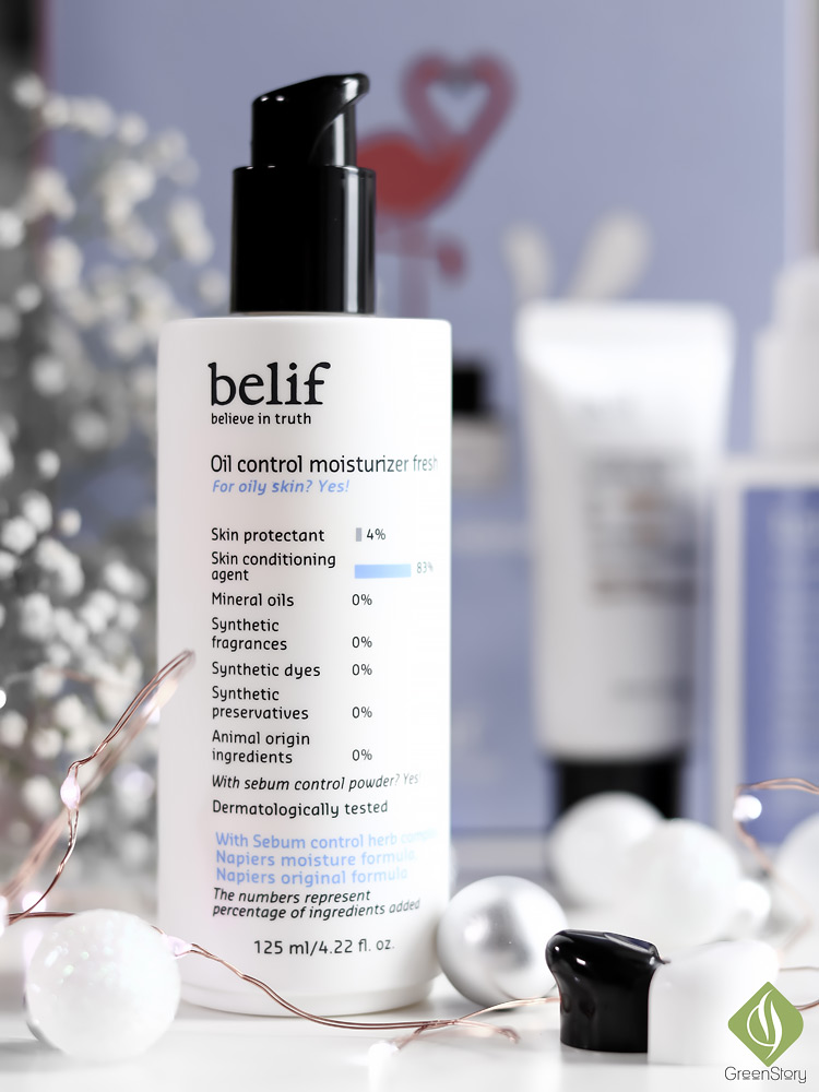 Belif Oil control moisturiser | Skincare For Oily Skin
