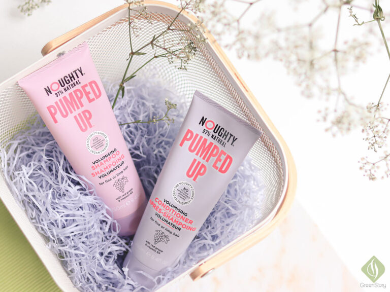 Natural & Organic Noughty Haircare | Pumped Up Volumising Shampoo & Conditioner