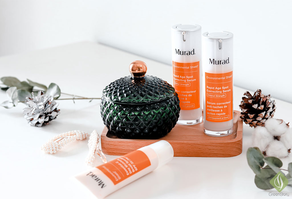 Vitamin C skincare for pregnant skin - Rapid Age Spot Correcting Serum & Essential C Day Moisture | Murad Environmental Shield