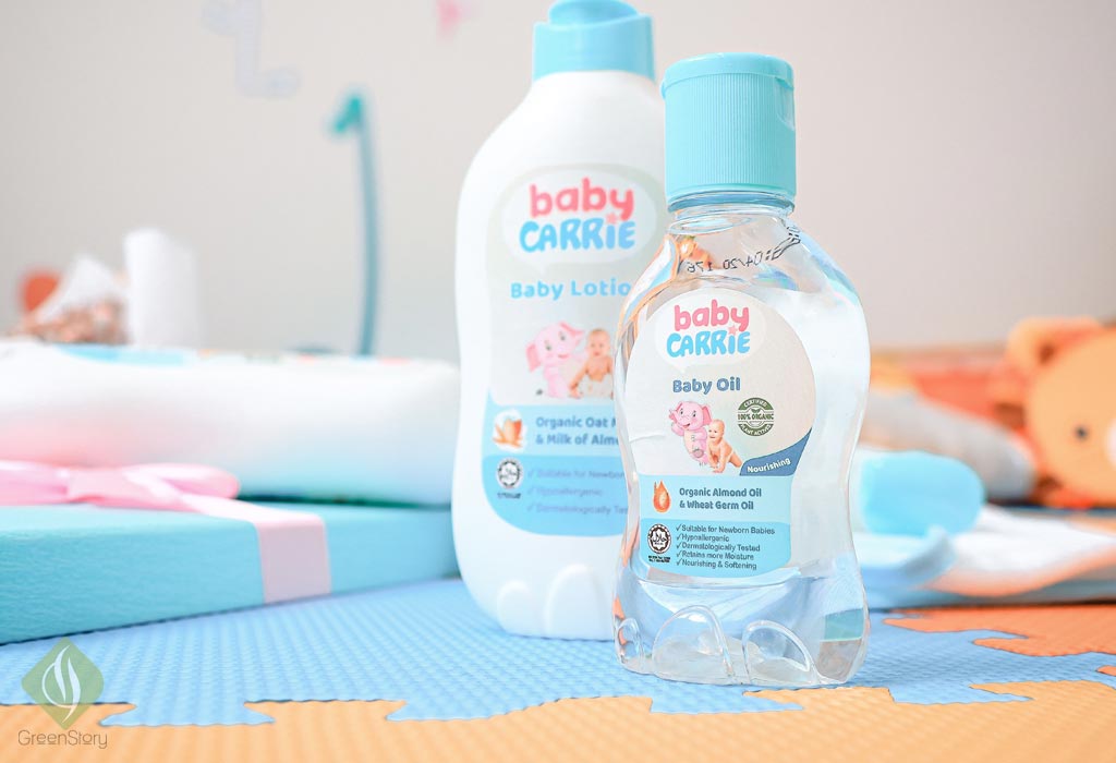 carrie baby oil | motherstory - parenting blogger malaysia